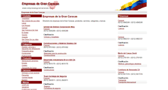 Desktop Screenshot of empresasgrancaracas.com