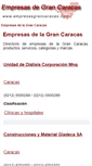 Mobile Screenshot of empresasgrancaracas.com
