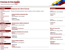 Tablet Screenshot of empresasgrancaracas.com